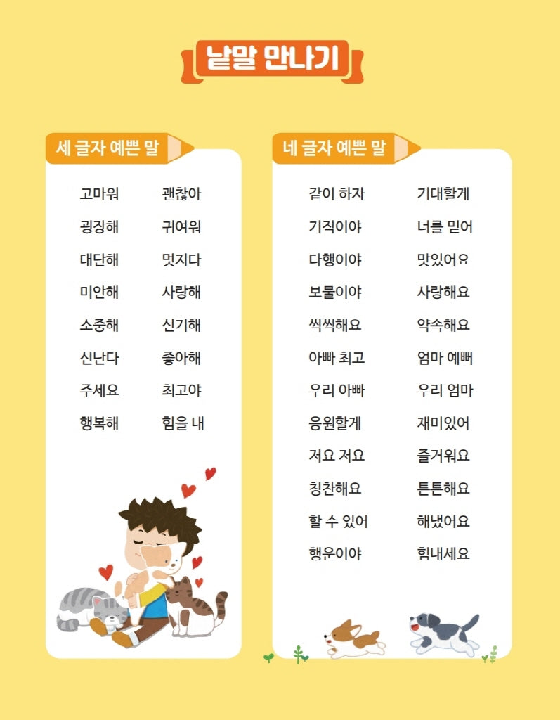 Koreanisch Basic Writing Vokabeltraining