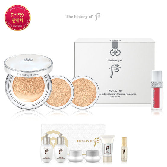 Whoo White Moisture Cushion Foundation Special Set