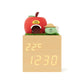 Jordy Apple Garden LED Clock